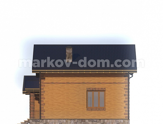 Фото-3 дома из керамических блоков по проекту К-16